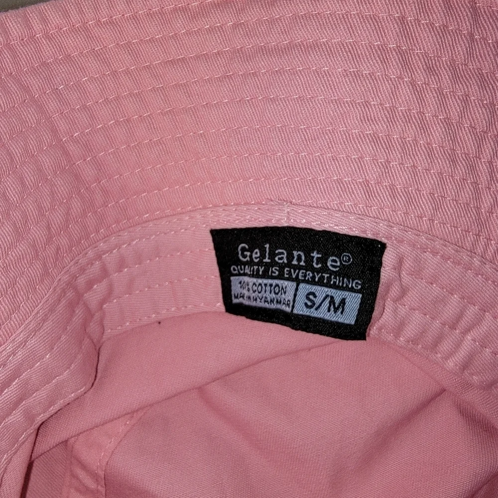 Gelante Bucket Hat  Fishing Cotton Sun Safari Summer Camping S/M Pink